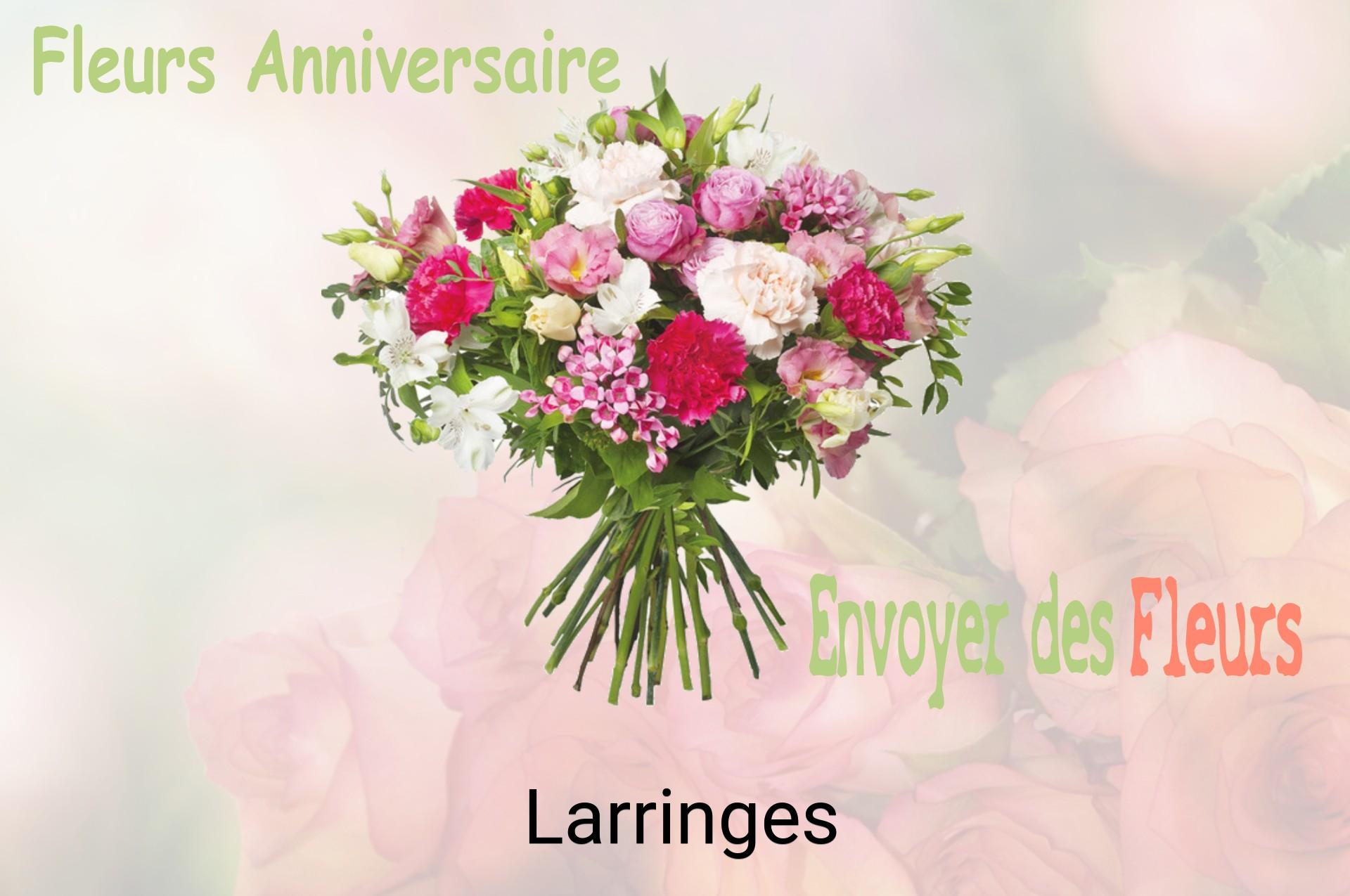 Bouquet de fleurs d’anniversaire livré à Larringes